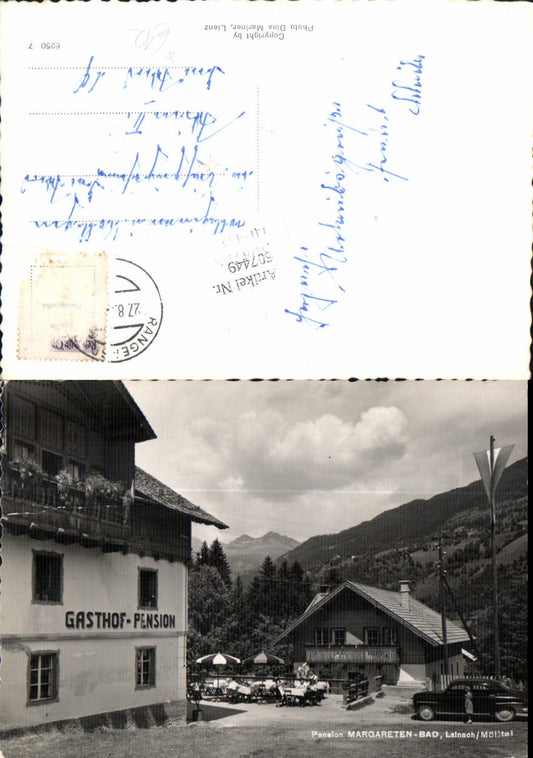 607449,Margareten Bad Lainach im Mölltal Rangersdorf Oldtimer Auto PKW Gasthof Pension