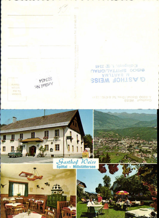 607454,Spittal an der Drau Millstättersee Gasthaus Weiss