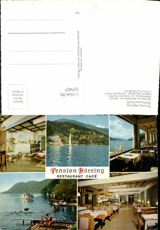 607467,Dellach am Millstättersee Pension Härring Restaurant