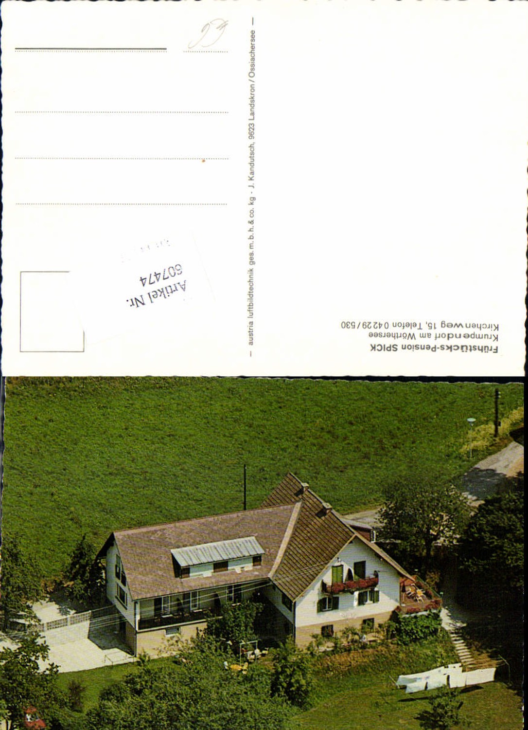 607474,Krumpendorf am Wörthersee Pension Spick