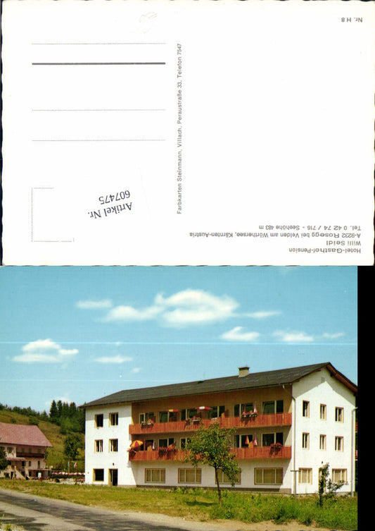 607475,Rosegg bei Velden am Wörthersee Hotel Gasthof Seidl Willi
