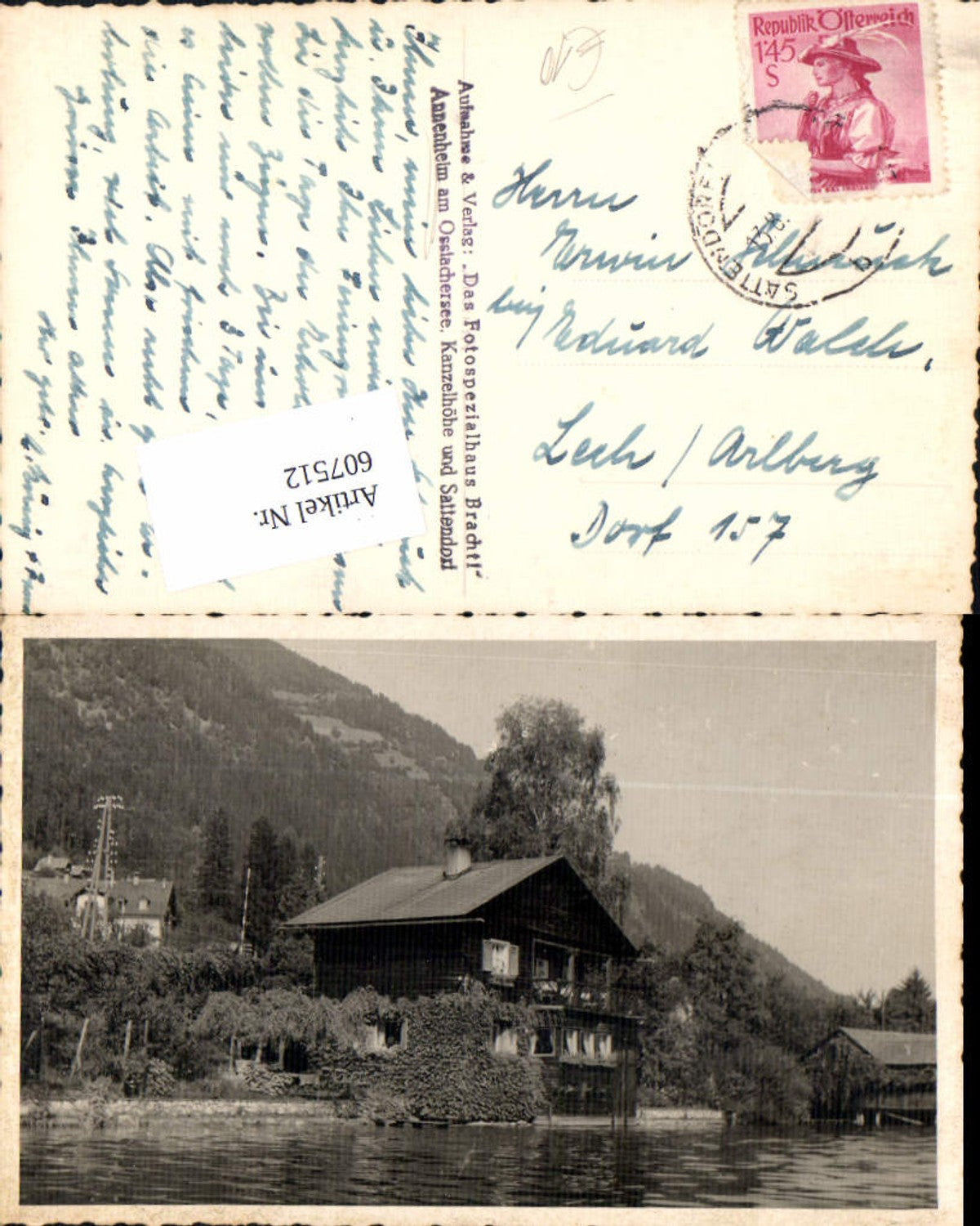 607512,tolle Foto-AK Annenheim am Ossiachersee Hotel Pension Haus
