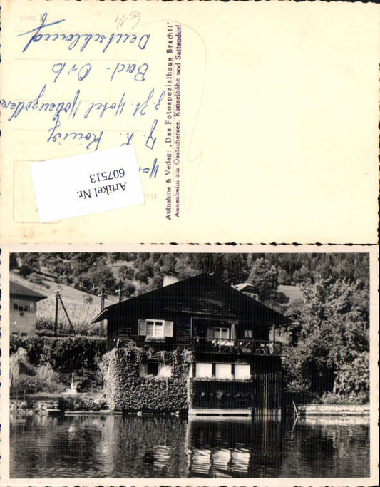 607513,tolle Foto-AK Annenheim am Ossiachersee Hotel Pension Haus