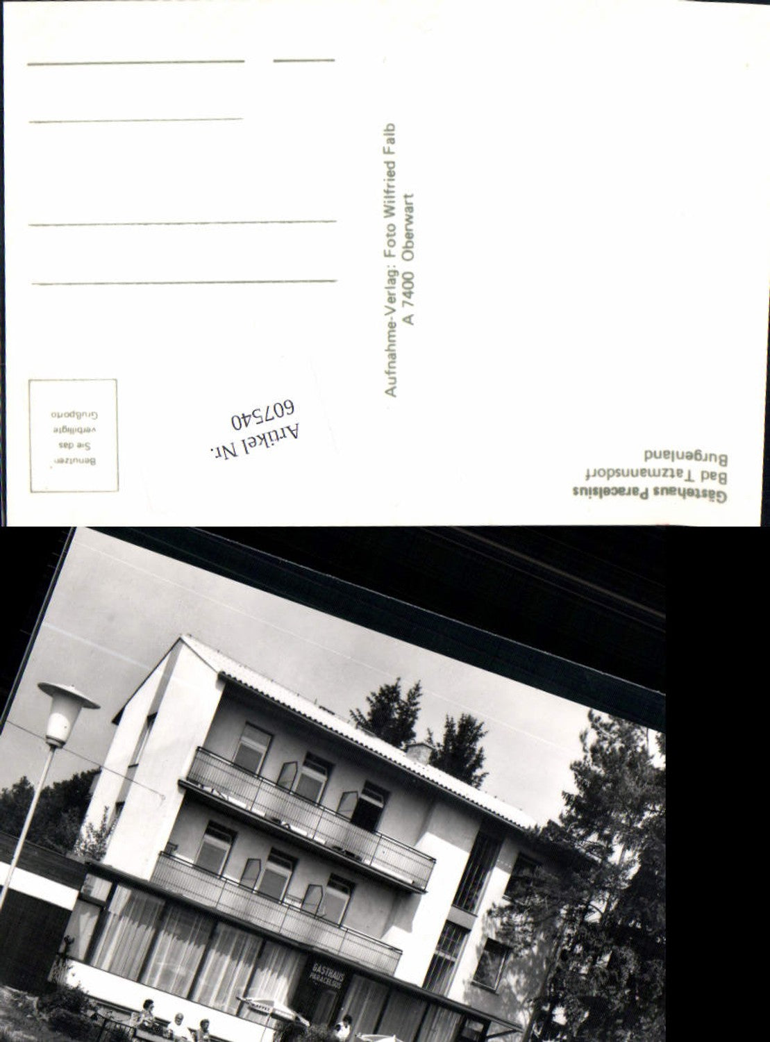 607540,Bad Tatzmannsdorf Gästehaus Paracelsius