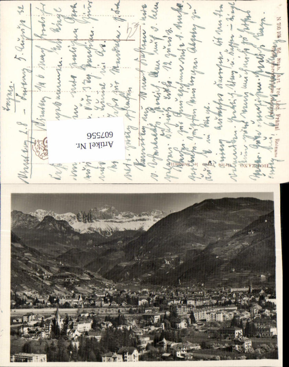 Alte Ansichtskarte – Old Postcard
