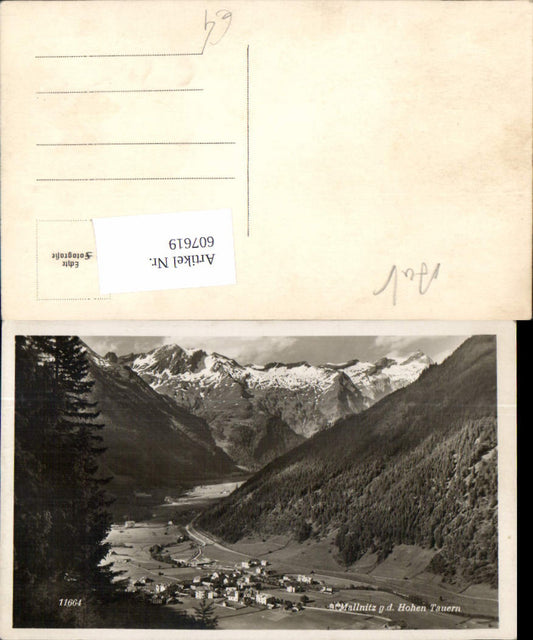 607619,Foto Ak Mallnitz g. d. Hohen Tauern