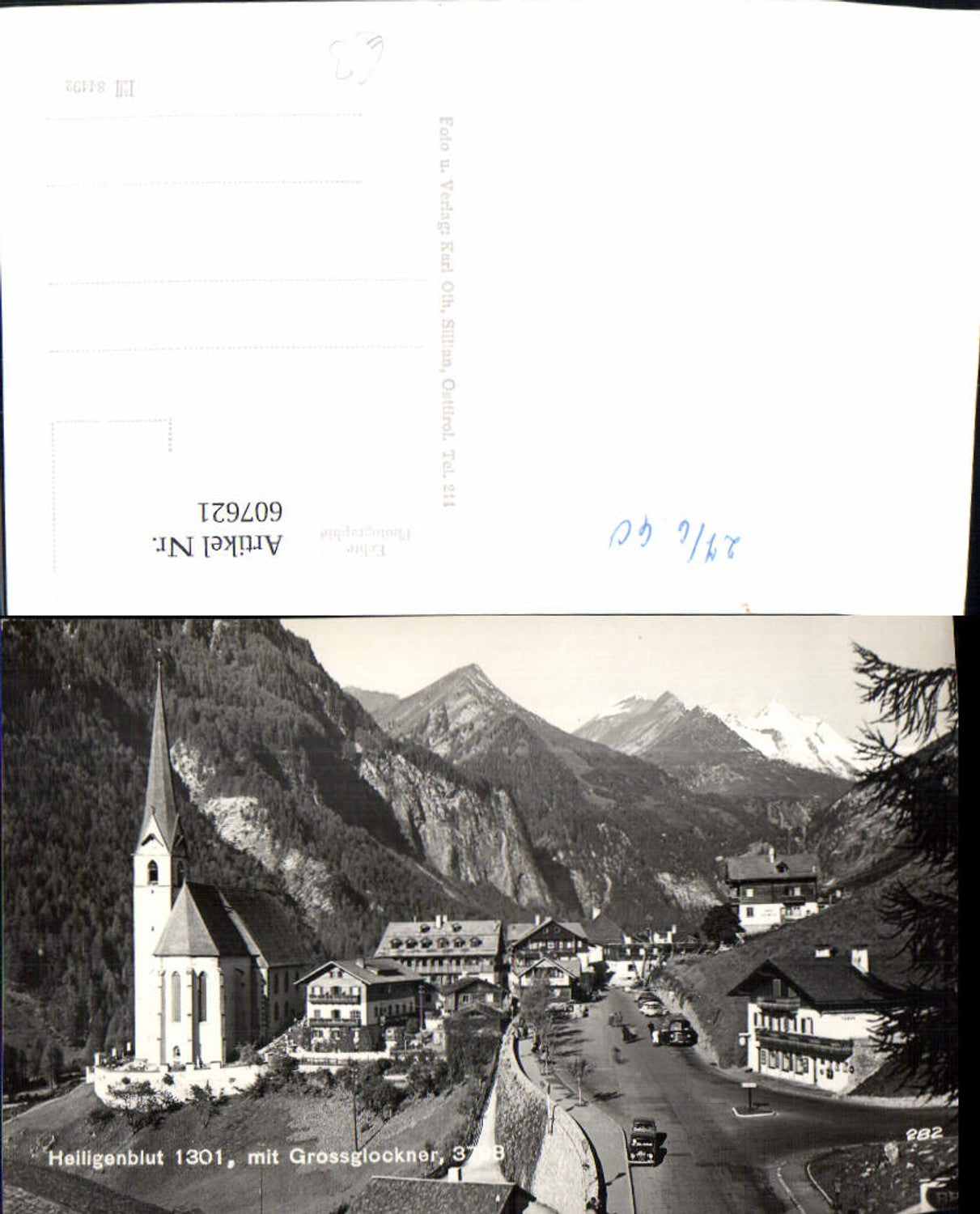 607621,Foto Ak Heiligenblut am Großglockner Ansicht