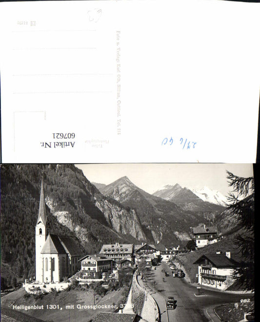 607621,Foto Ak Heiligenblut am Großglockner Ansicht