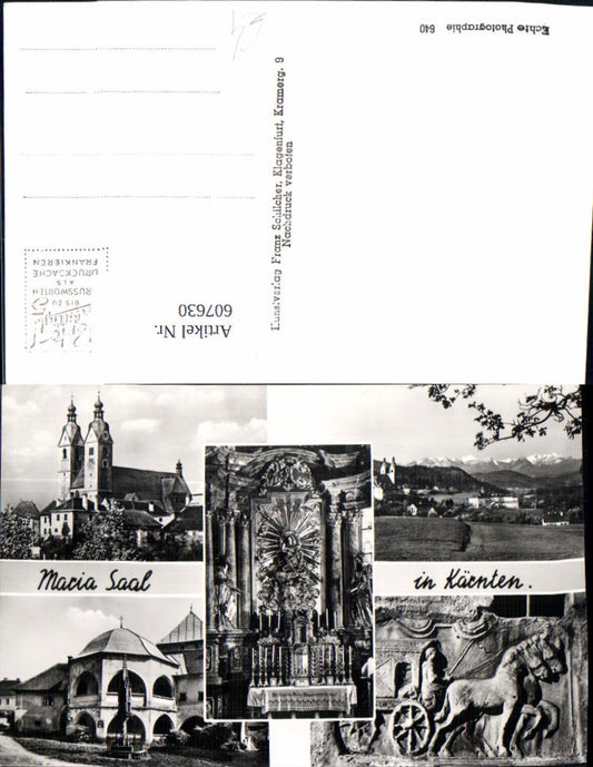 607630,Mehrbild Ak Maria Saal i. Kärnten Kirche Altar
