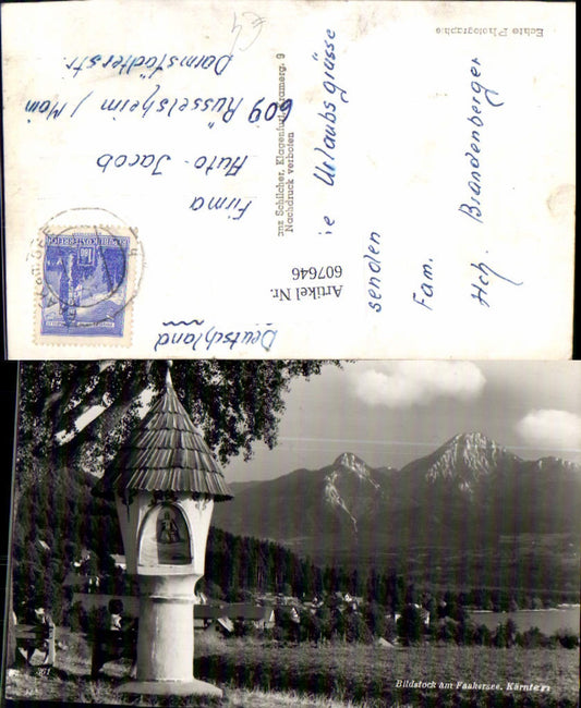 607646,Foto Ak Bildstock a. Faakersee Egg am Faaker See
