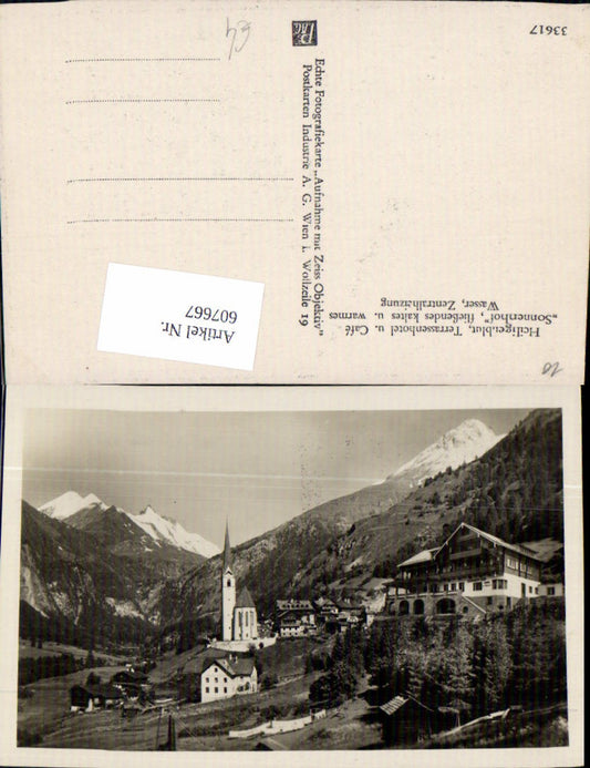 607667,Heiligenblut Terrassenhotel u. Cafe Sonnenhof