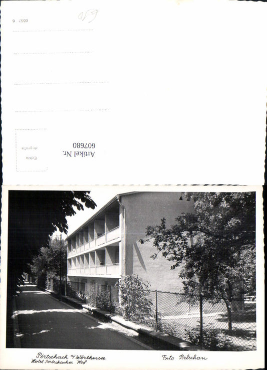 607680,Foto Ak Pörtschach Wörthersee Hotel Pörtschacher Hof