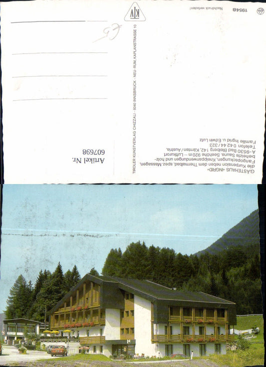 607698,Bad Bleiberg Gästehaus Ingrid