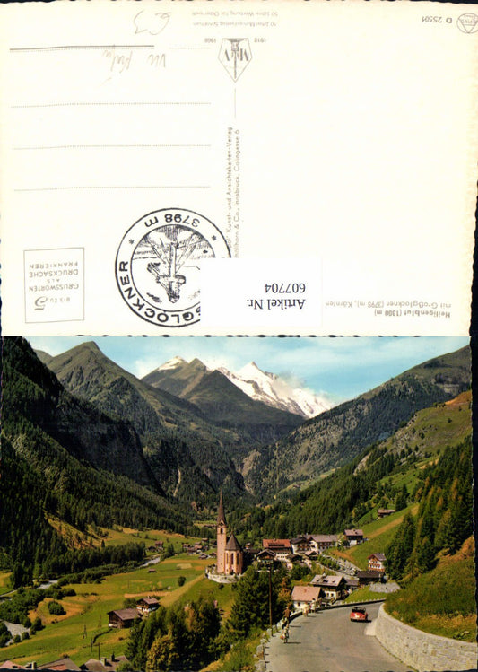 607704,Heiligenblut a. Großglockner Ansicht VW Käfer Cabrio