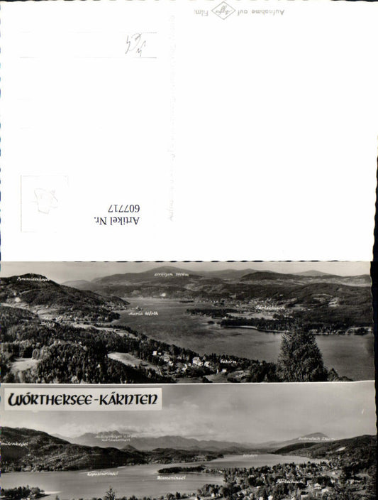 607717,Mehrbild Ak Wörthersee Velden Pörtschach Maria Wörth pub Foto Rhomberg 10230