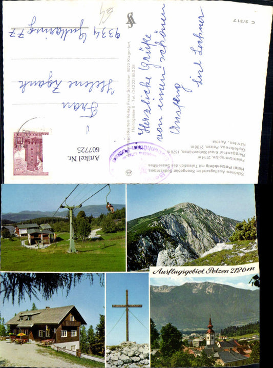 607725,Mehrbild Ak Hotel Petzenkönig Talstation Sessellift Petzen Feistritz ob Bleiburg