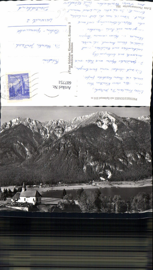 607751,Presseggersee m. Spitzegel Hermagor