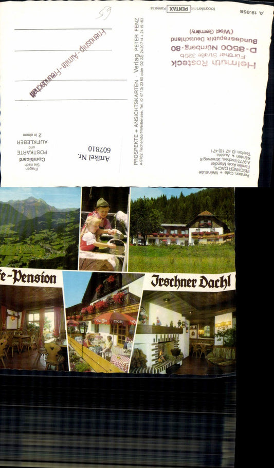 607810,Mehrbild Ak Irschen Pension Cafe Irschner Dachl