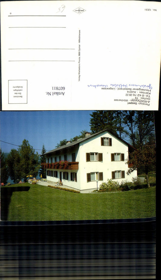 607811,Velden a. Wörthersee Pension Gasperi