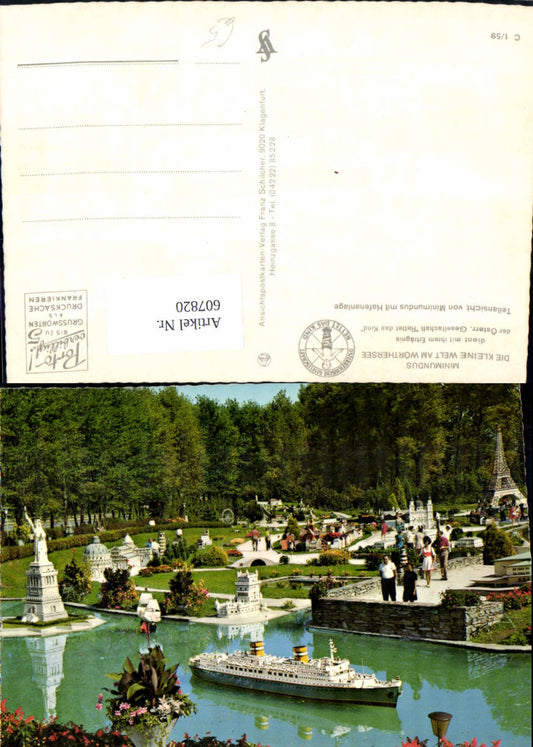 607820,Mehrbild Ak Klagenfurt am Wörthersee Minimundus