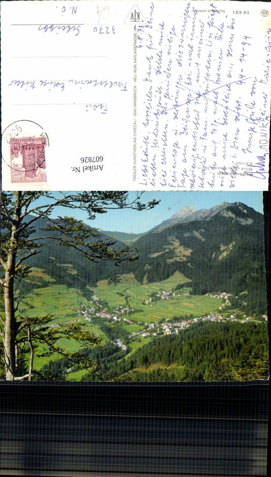 607826,Weißbriach Blick geg. Reiskofel