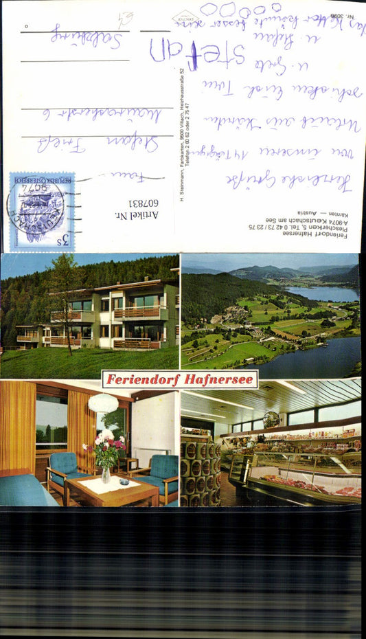 607831,Mehrbild Ak Keutschach a. See Feriendorf Hafnersee
