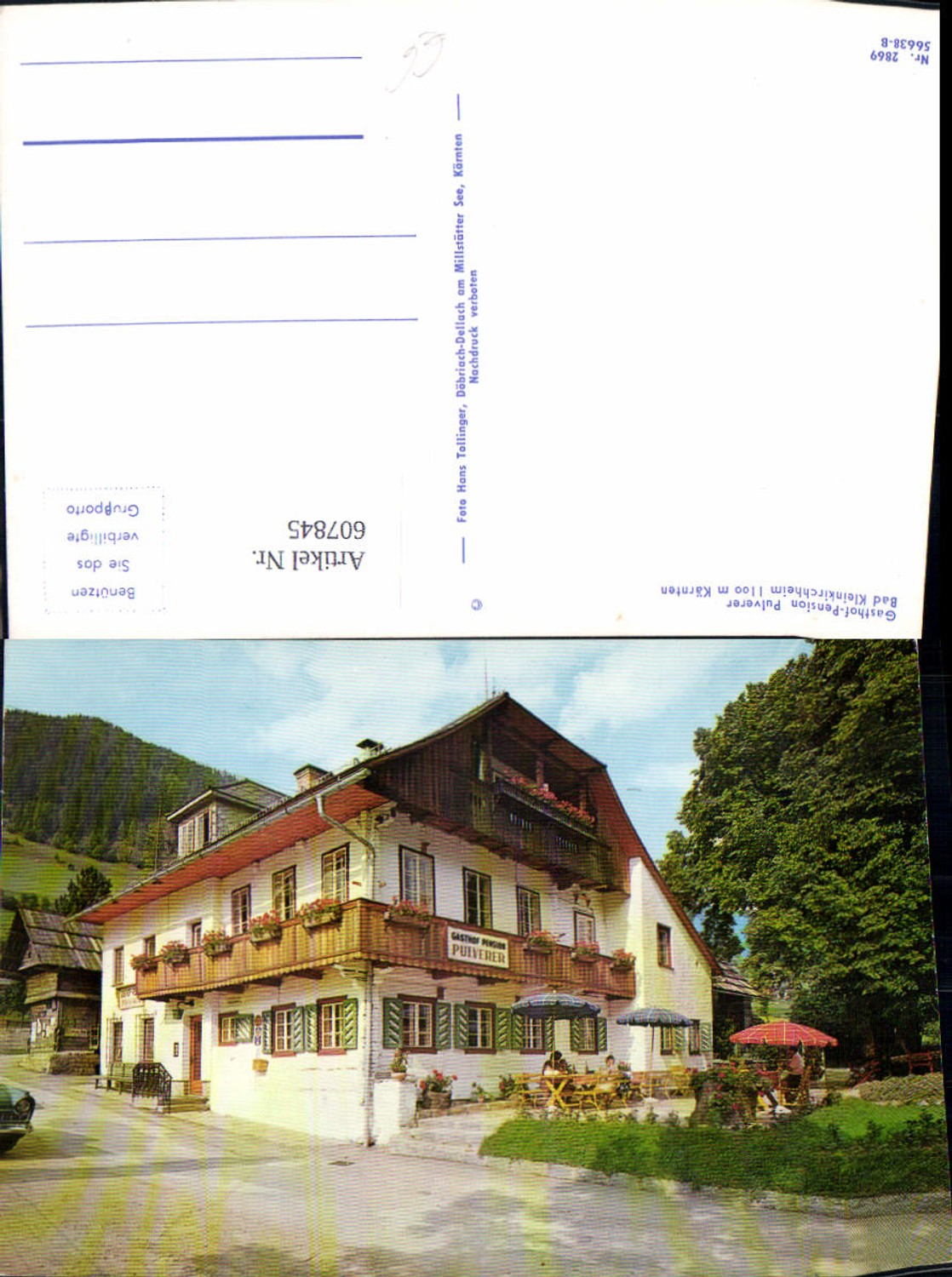 607845,Bad Kleinkirchheim Gasthof Pension Pulverer