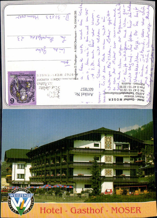 607857,Techendorf a. Weißensee Hotel Gasthof Moser
