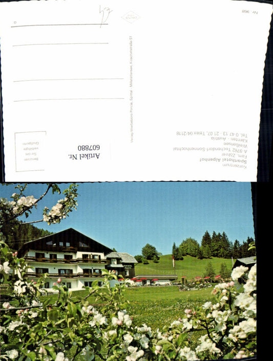607880,Techendorf Weißensee Sporthotel Alpenhof