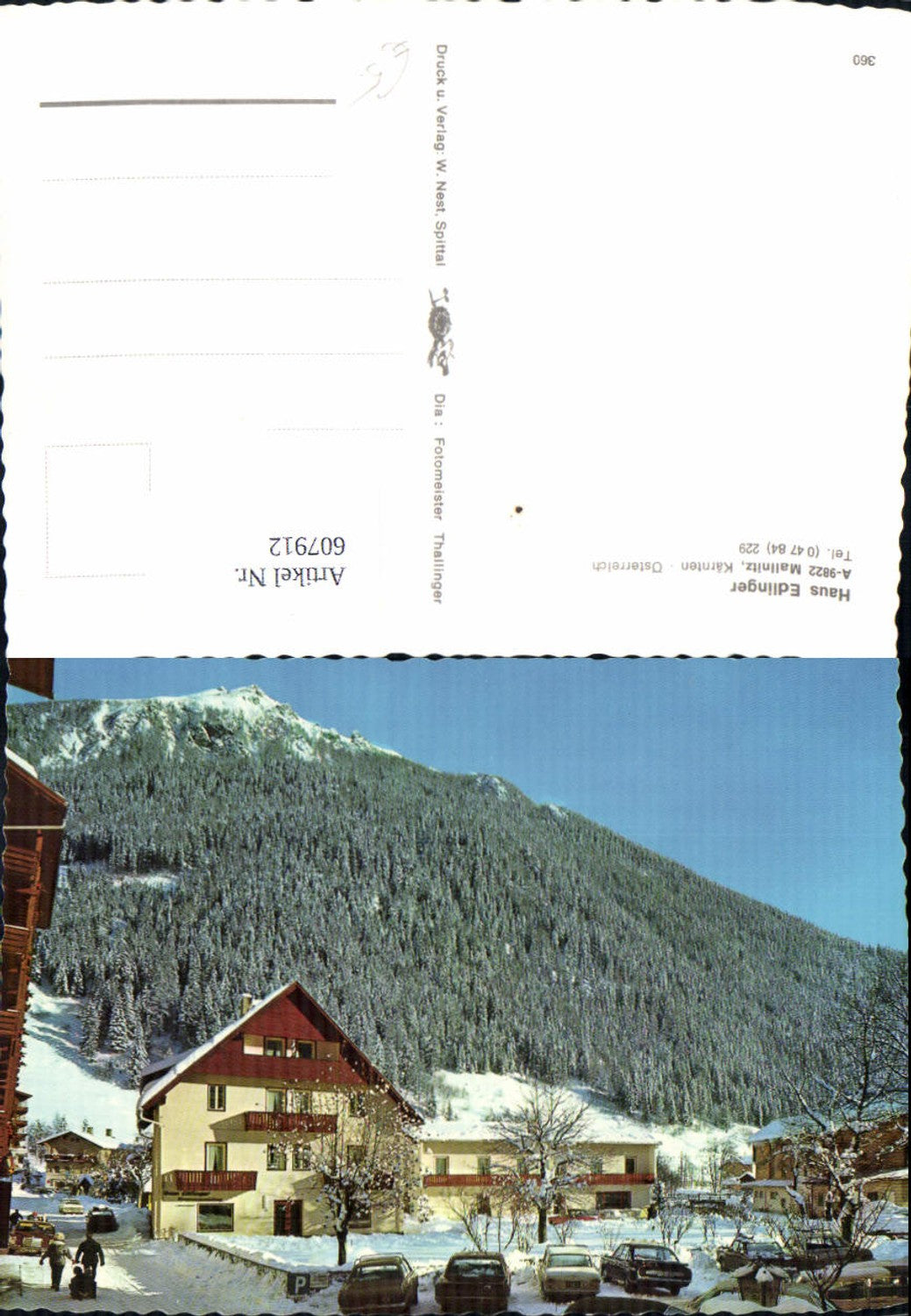 607912,Mallnitz Haus Edlinger Winteransicht