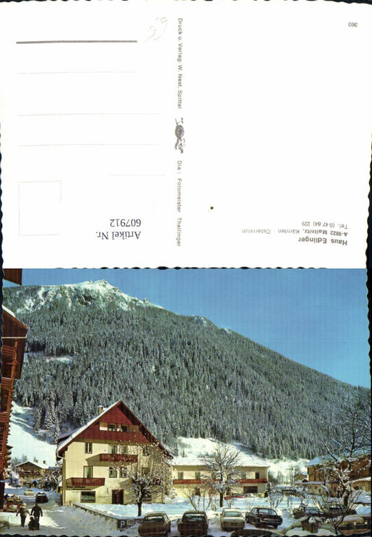 607912,Mallnitz Haus Edlinger Winteransicht