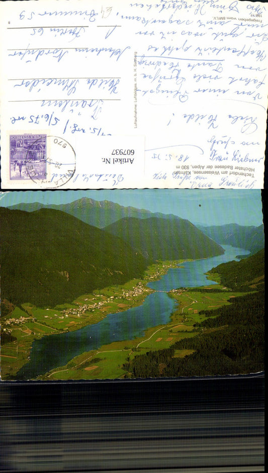 607937,Luftbild Techendorf a. Weißensee Totale