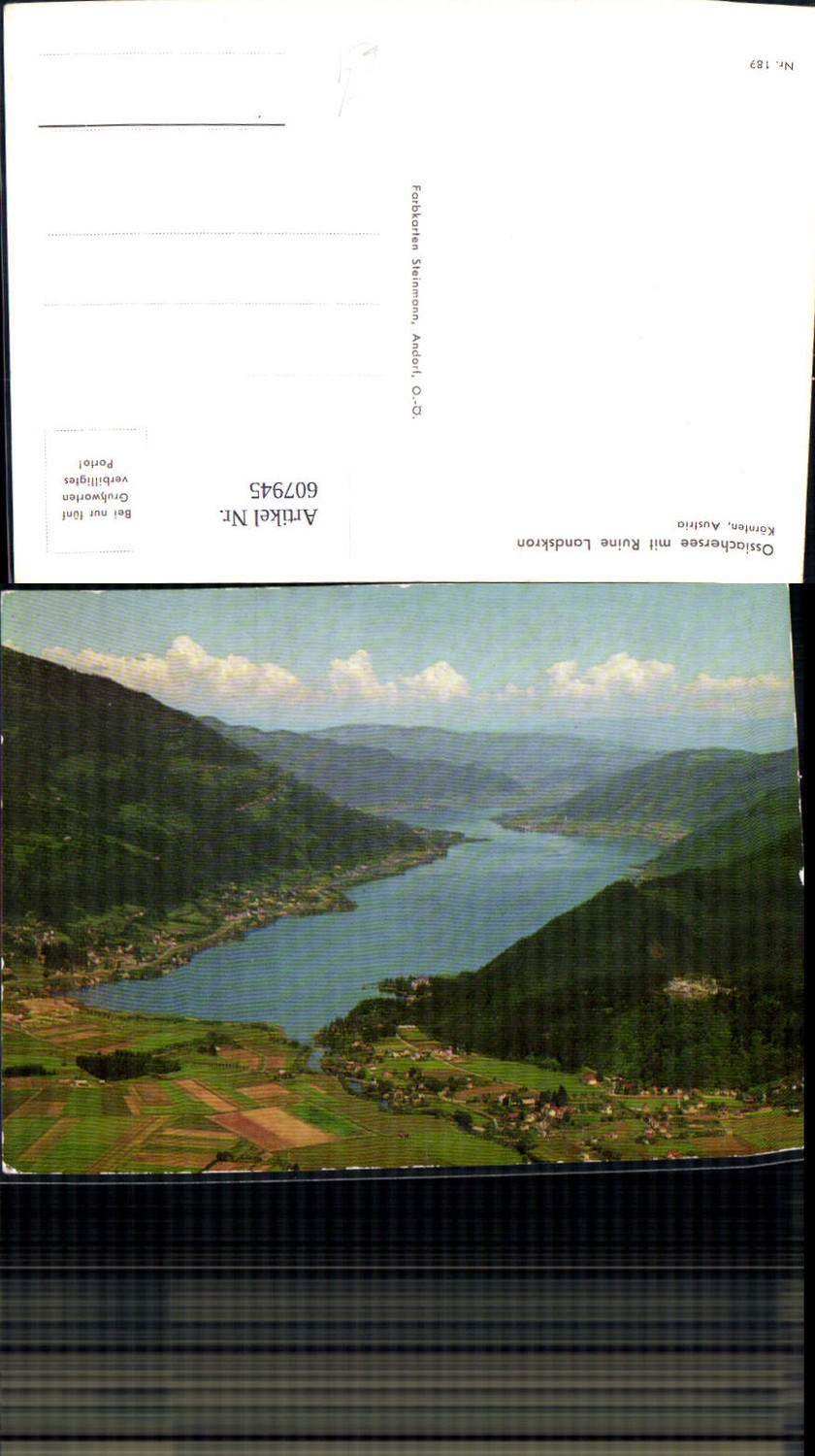 607945,Ossiachersee m. Ruine Landskron