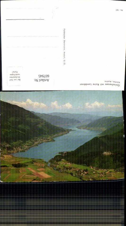 607945,Ossiachersee m. Ruine Landskron