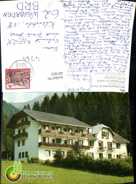 607953,Dellach i. Gailtal Bio-Pension St Daniel
