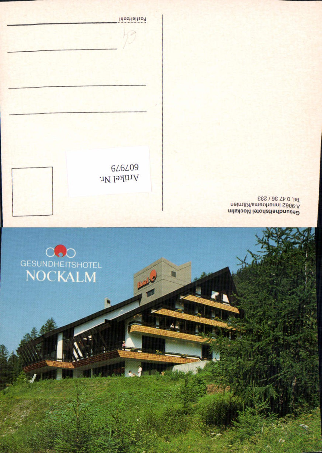 607979,Innerkrems Gesundheitshotel Nockalm