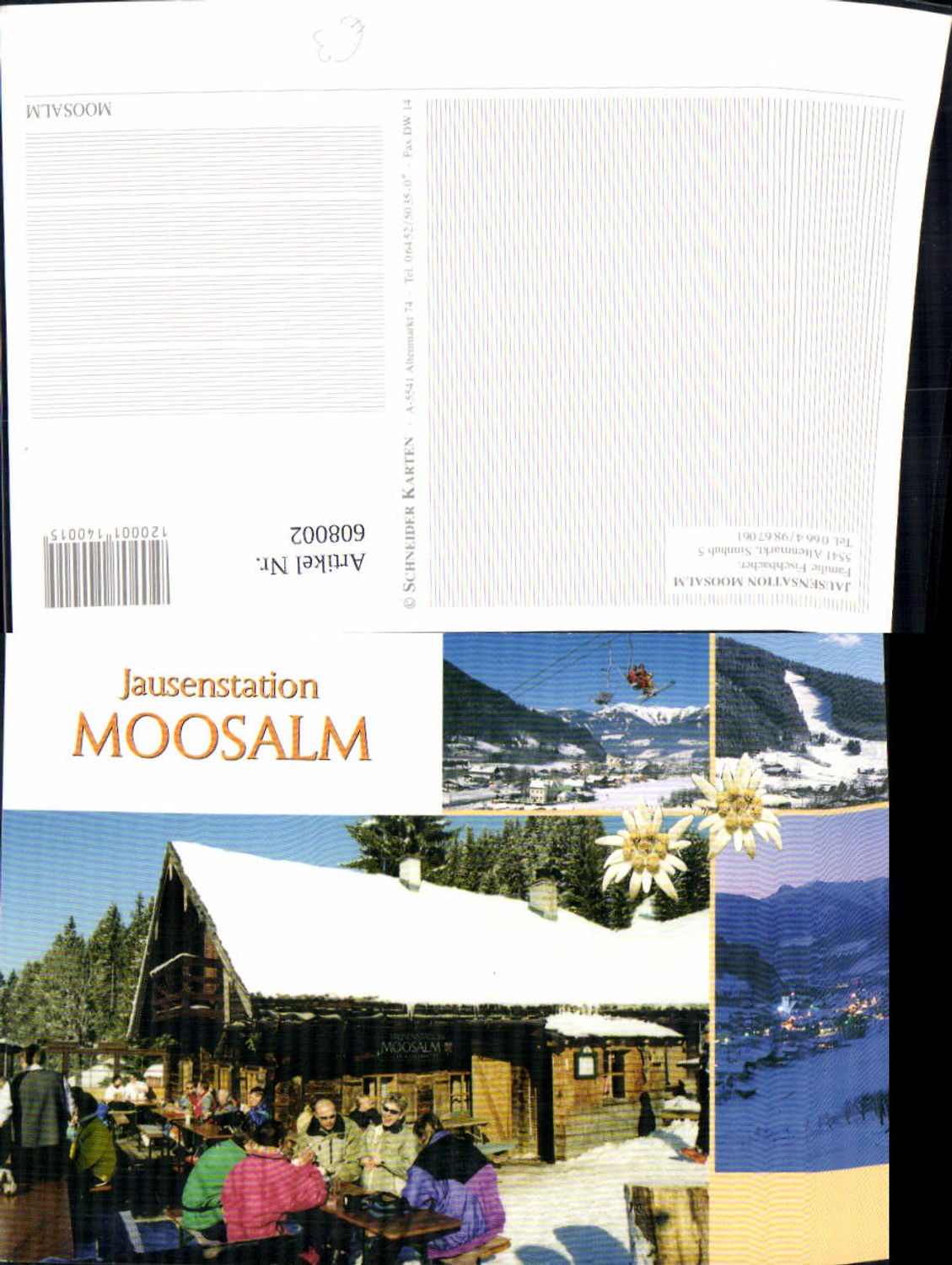 608002,Mehrbild Ak Altenmarkt Jausenstation Moosalm Wintersport Edelweiß