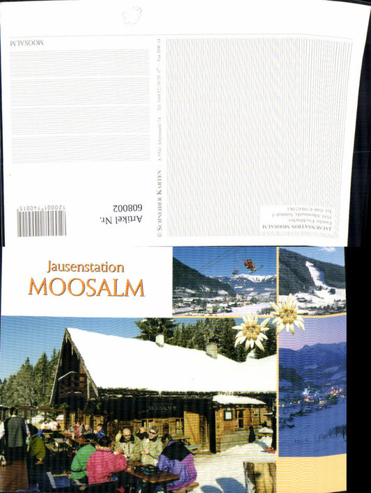 608002,Mehrbild Ak Altenmarkt Jausenstation Moosalm Wintersport Edelweiß