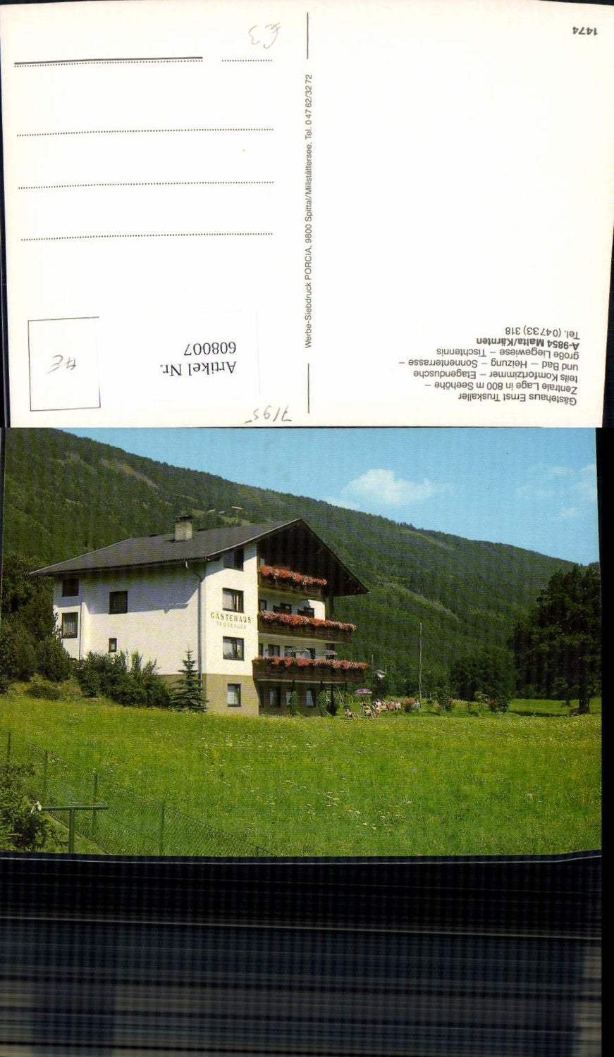 608007,Malta Kärnten Gästehaus Truskaller
