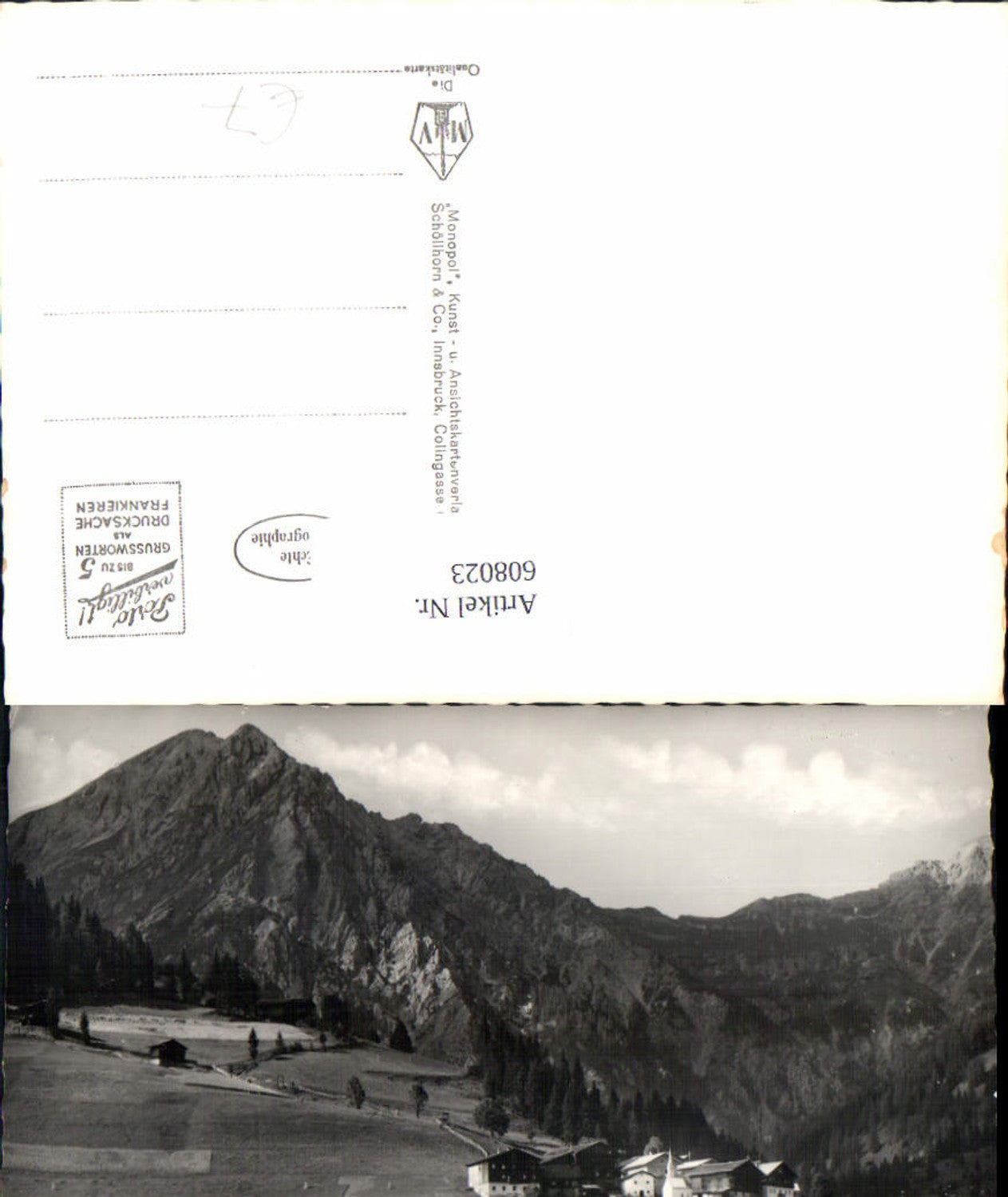 608023,Foto Ak Lesachtal Totale