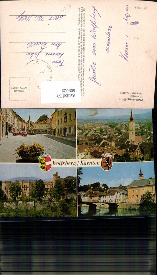 608029,Mehrbild Ak Wolfsberg Lavanttal