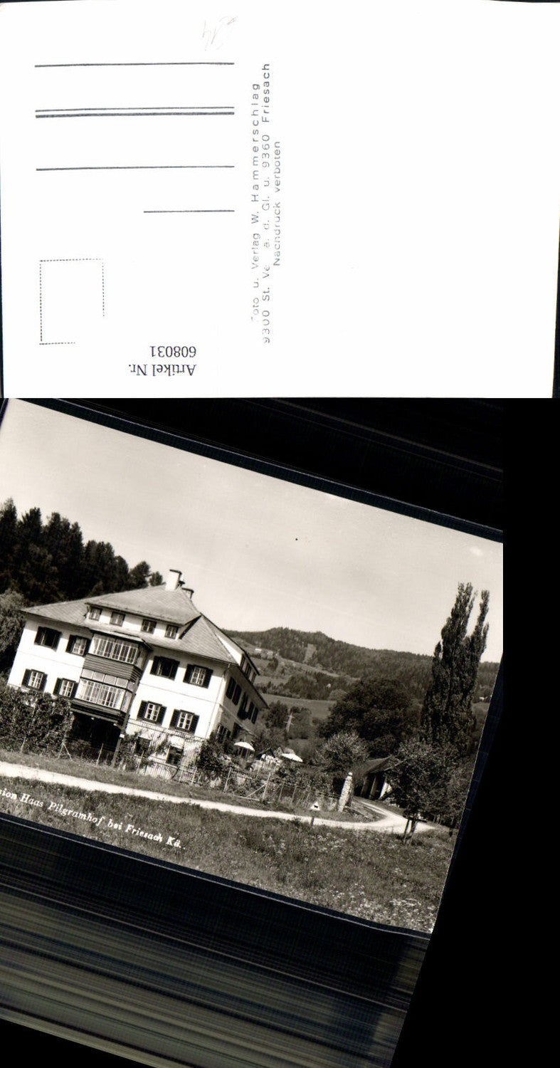 608031,Foto Ak Friesach Pension Haus Pilgramhof