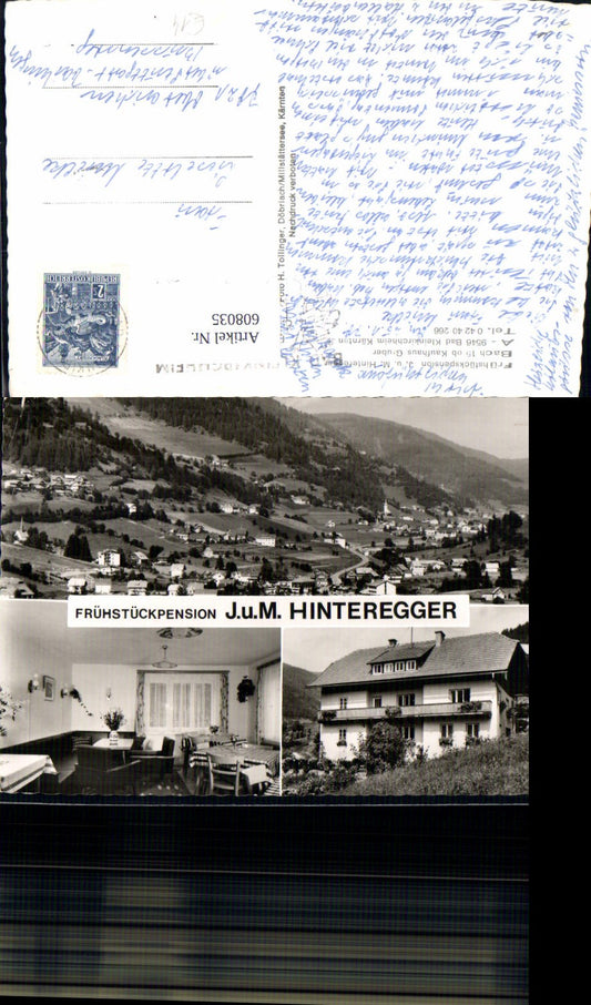 608035,Mehrbild Ak Bad Kleinkirchheim Frühstückspension Hinteregger