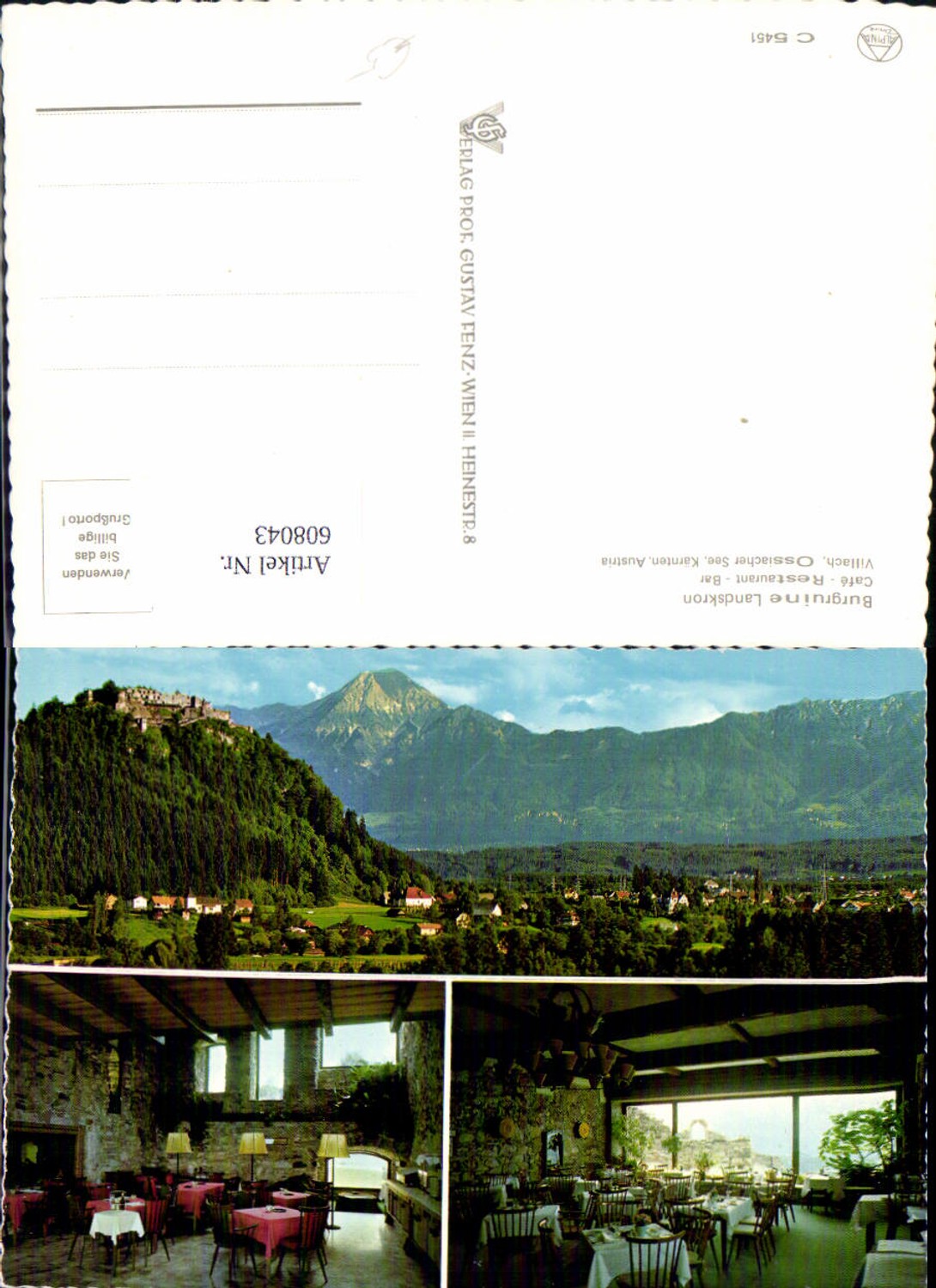 608043,Mehrbild Ak Burgruine Landskron Villach Ossiacher See