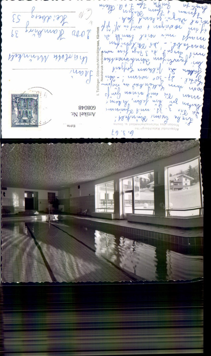 608048,Foto Ak Alpenhotel Katschberghöhe St. Michael im Lungau Hallenbad