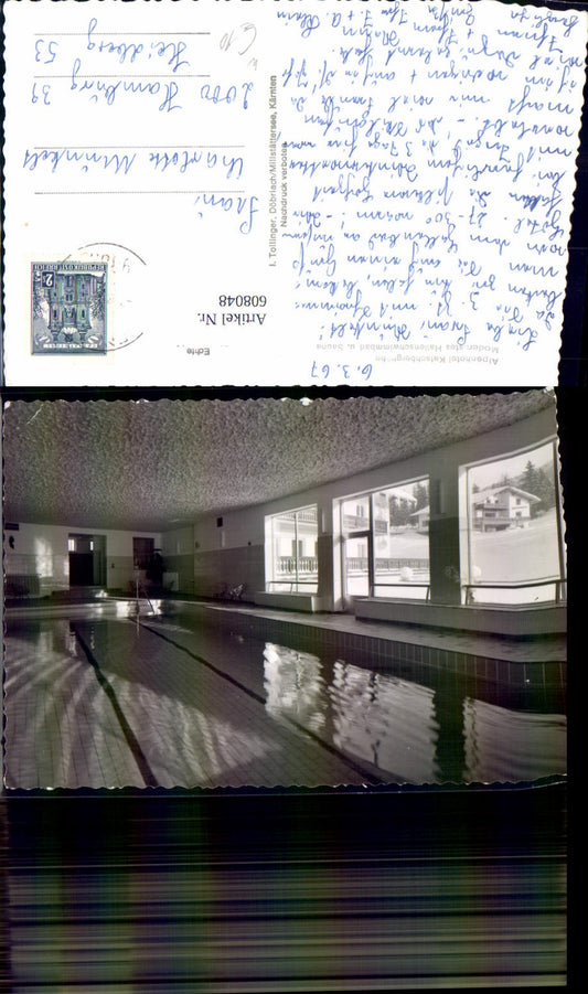 608048,Foto Ak Alpenhotel Katschberghöhe St. Michael im Lungau Hallenbad