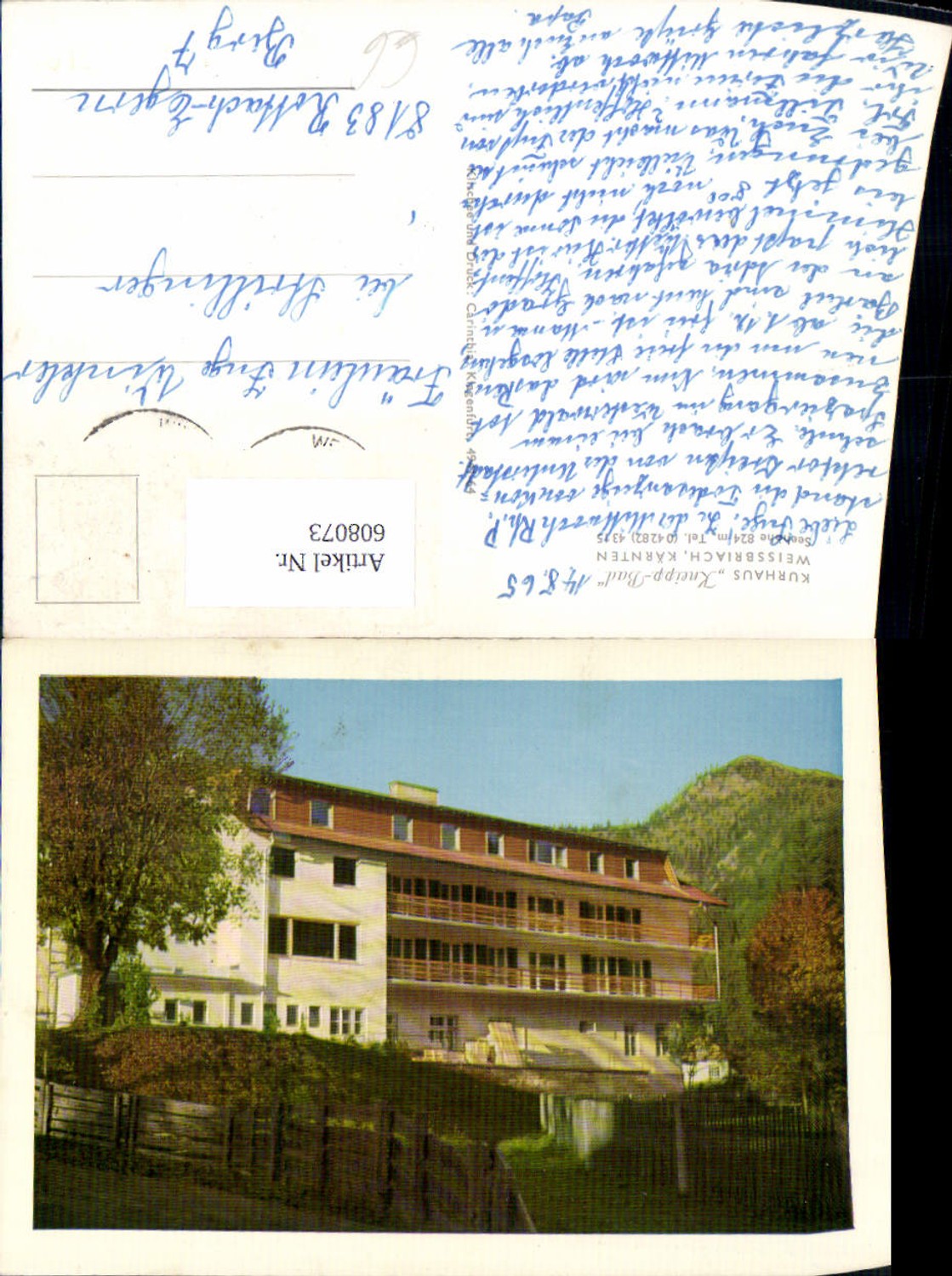 608073,Weißbriach Kurhaus Kneipp-Bad