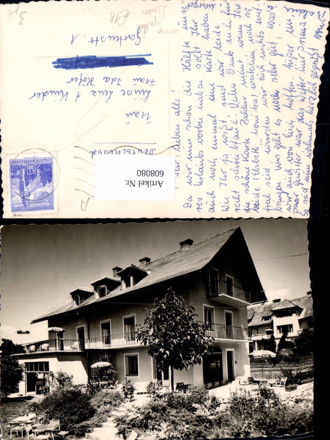 608080,Spittal a. d. Drau Pension Haus Ansicht