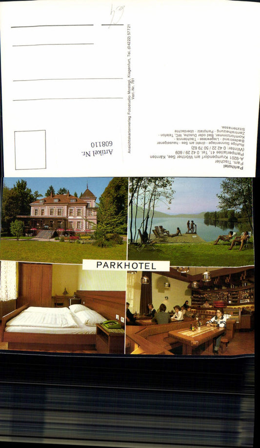 608110,Mehrbild Ak Krumpendorf a. Wörthersee Parkhotel
