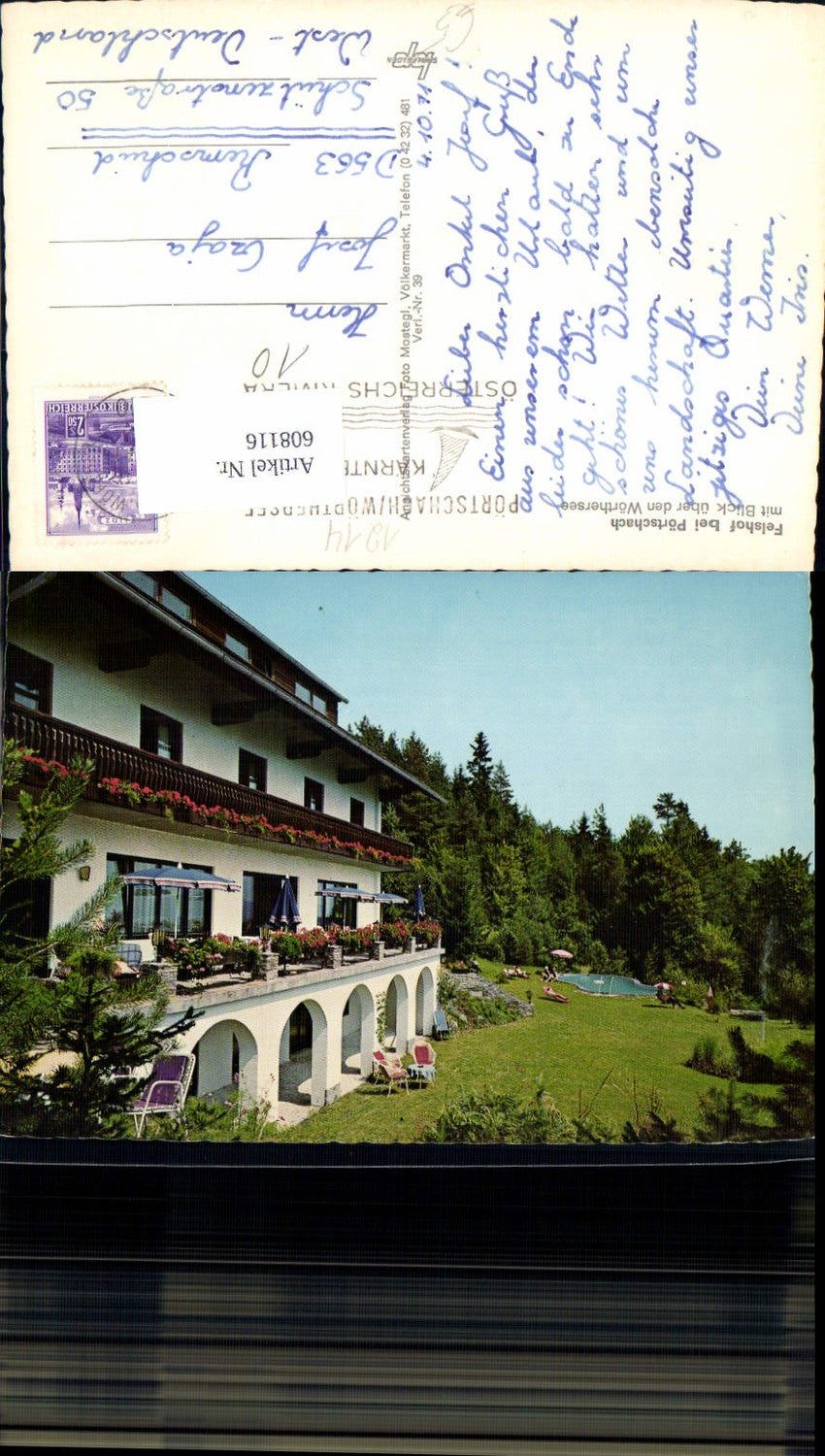 608116,Felshof b. Pörtschach m. Blick über d. Wörthersee
